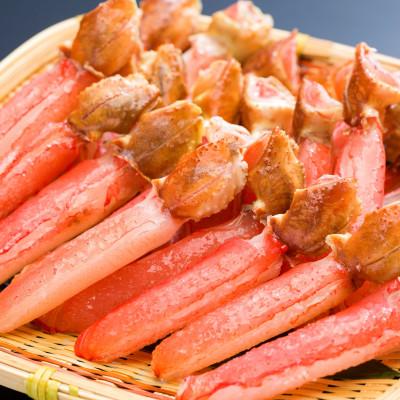 ふるさと納税 網走市 訳あり　生冷ずわい蟹むき爪下・肩肉のむき身セット　1kg |  | 01