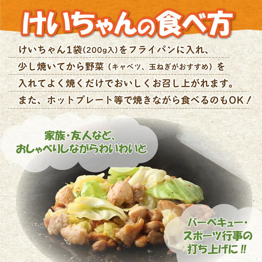 ケイちゃんお試しセット (塩・みそ) 計4個 鶏肉 けいちゃん 鶏肉 【21-3】