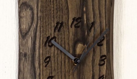 D36-07 一枚板時計（栗） JTK001-OGK