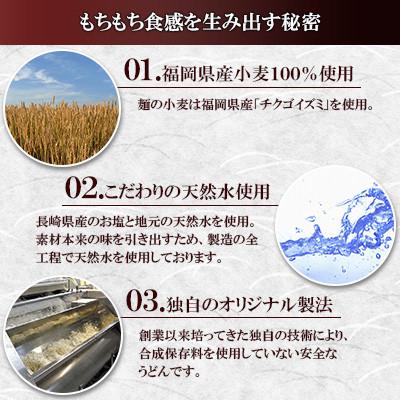 ふるさと納税 豊前市 【毎月定期便】フジギク焼きあごだしうどん 16食入り×全3回 |  | 02