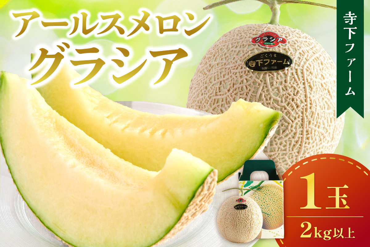 
            大玉1玉2キロ以上　ごくうま　アールスメロングラシア
          