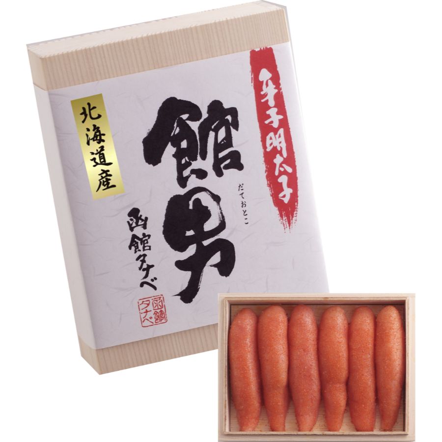 ＜函館タナベ食品＞「館男」北海道産無着色明太子400g