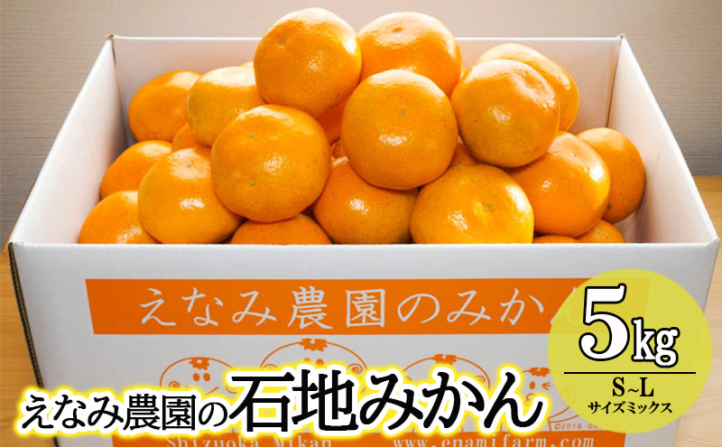 
            えなみ農園の石地みかん　5kg（S～Lサイズミックス） みかん ミカン 柑橘 果物 くだもの フルーツ 浜松市 静岡 [№5360-0117]
          