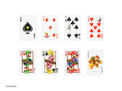 マリオトランプ NAP-03（ネオン） NAP-04（ゲームステージ） NAP-06（レトロアート） マリオ花札赤セット(4種・各1) 任天堂 ニンテンドー Nintendo マリオ スーパーマリオ 