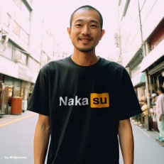 NakaSu Tシャツ(中洲)Lサイズ