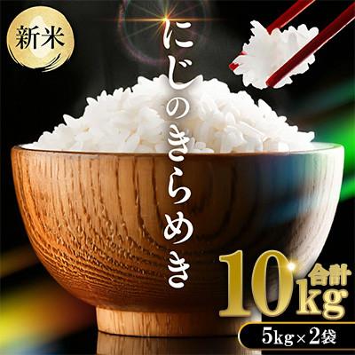 ふるさと納税 八代市 【令和7年産】 熊本県産 にじのきらめき 計10kg(5kg×2袋)【八代食糧】