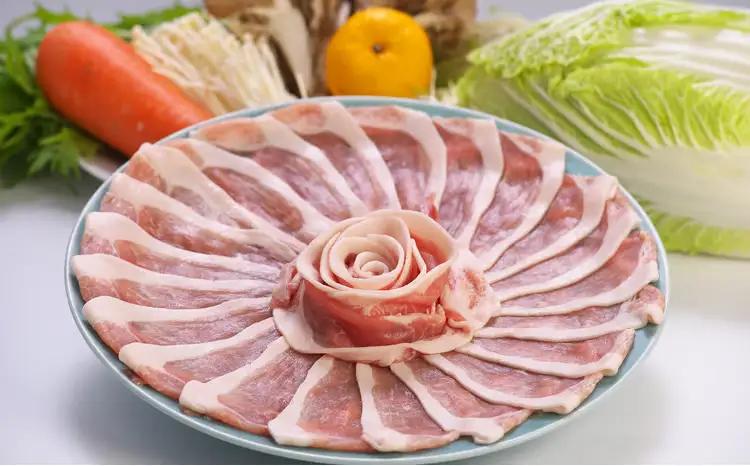 大館北秋田産豚すきしゃぶ肉1kg　50P2166【 割烹きらく】