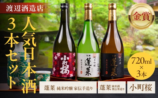 渡辺酒造店 人気日本酒3本セット 10000円 日本酒 渡辺酒造 金賞 受賞酒 最高位賞獲得酒 特別受賞 父の日 母の日 ギフト お酒 日本酒 飛騨 の 地酒 世界遺産 白川郷 地酒 純米吟醸 本格燗酒 飲み比べ セット やや 甘口 辛口