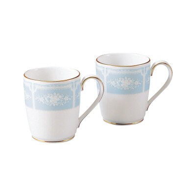 ノリタケ【レースウッドゴールド】マグカップペア【1637800】