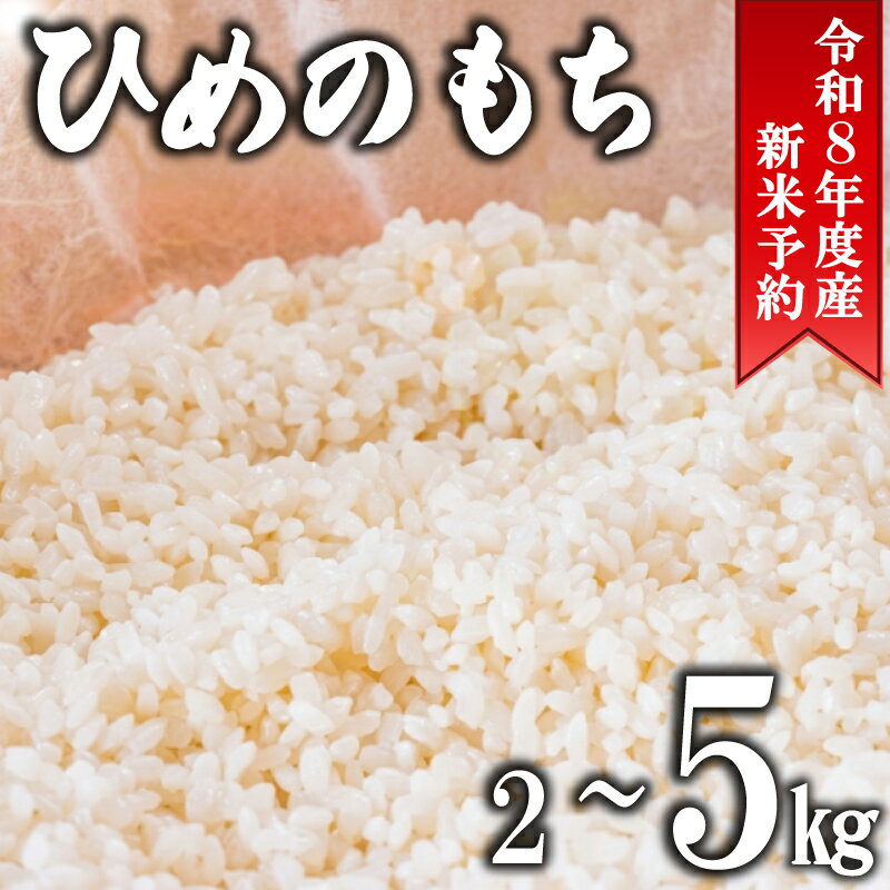 【ふるさと納税】 先行予約 もち米 2kg 5kg 令和8年産 千葉県産 ヒメノモチ ひめのもち 餅米 お餅 餅 米 新米 コメ ご飯 ごはん お弁当 おにぎり 赤飯 おこわ 人気 国産 千葉県産 千葉県 旭市 オオナギファーム onf