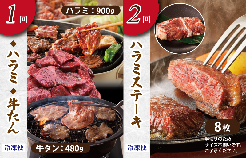 アキラ商店 肉三昧 総量 4kg以上 定期便 全4回【毎月配送コース お楽しみ 焼肉 ていきびん 焼くだけ 小分け BBQ やきにく 数量限定】 G1809