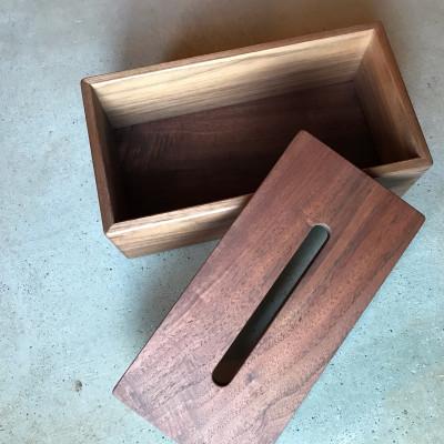 ふるさと納税 瑞浪市 ティッシュボックス/ブラックウォールナット |  | 01