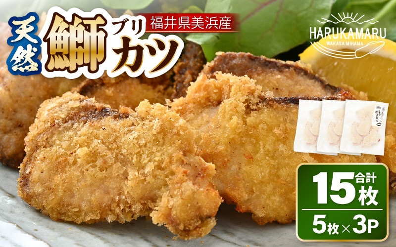 
            天然！美浜町産「日向ぶり」 ぶりカツ 約450g（約150g × 3袋） [m36-a009]
          