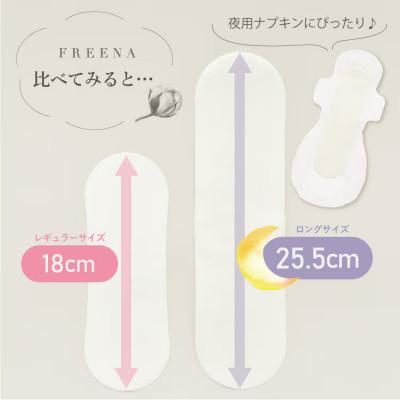 ふるさと納税 白石市 【2ヵ月毎定期便】使い捨て布ナプキン フリーナ(テープ付)レギュラーサイズ&ロングサイズセット全5回 |  | 03