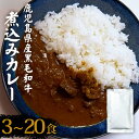 【ふるさと納税】【訳あり】鹿児島県産黒毛和牛カレー 3袋～20袋 カレー 黒毛和牛 鹿児島県産黒毛和牛 黒毛和牛カレー 和牛 レトルト 煮込みカレー 鹿児島県 薩摩川内市 送料無料