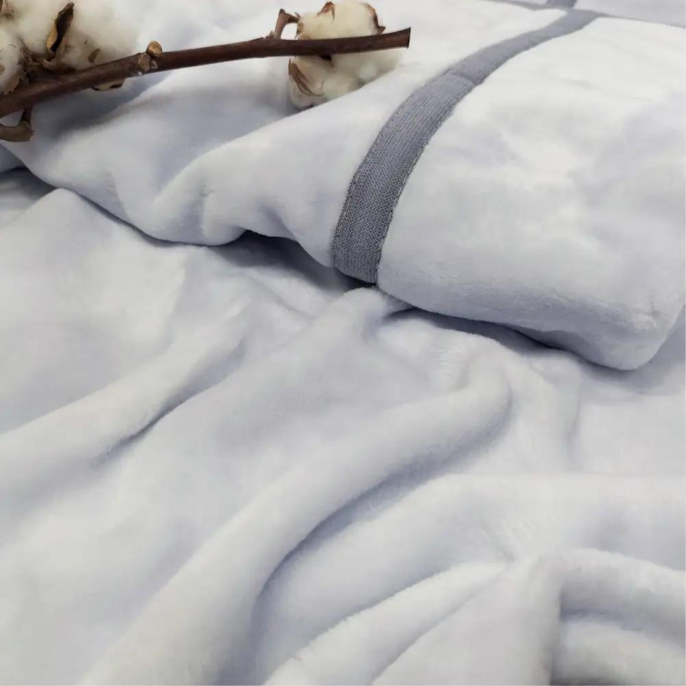 【シングルサイズ】『ほっ』とするやさしい暖かさの綿毛布(140×200cm)×ラベンダー1枚  SH-36902S