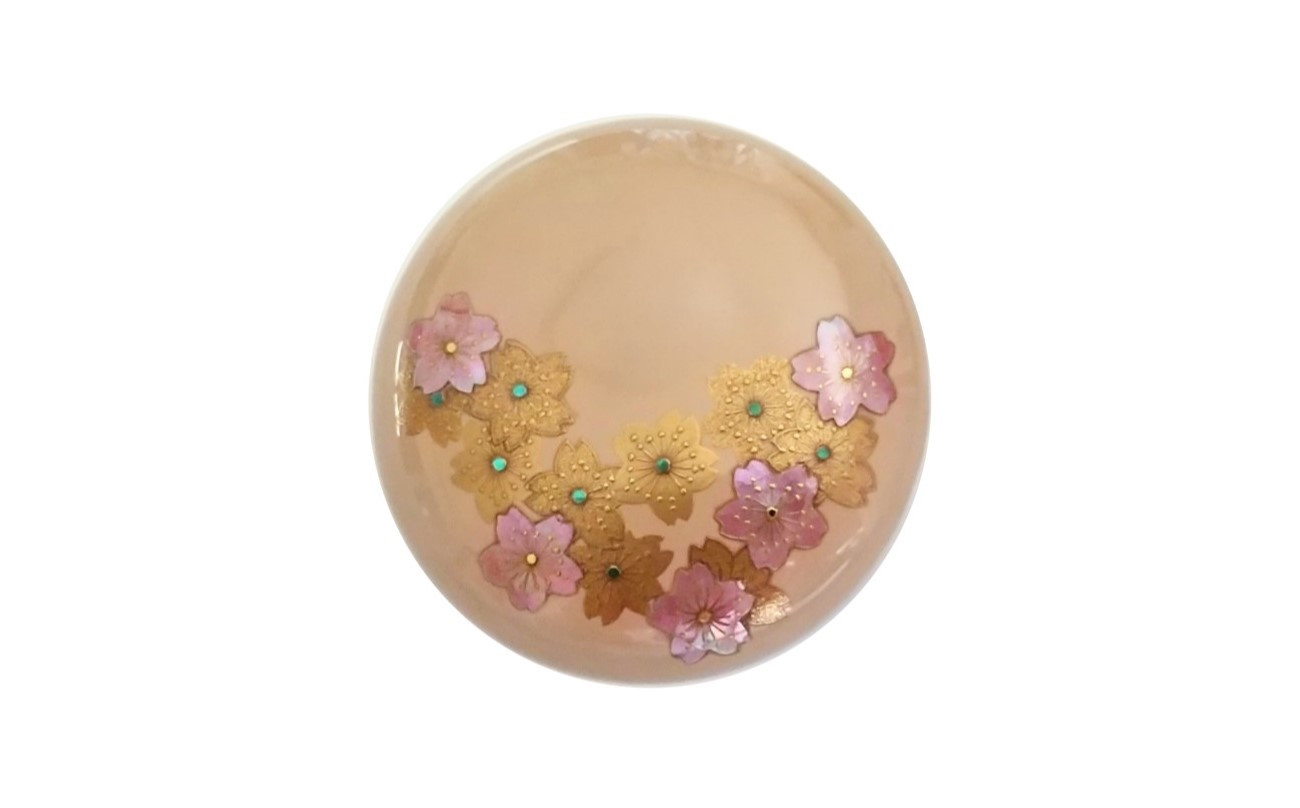 
            ブローチ　桜シリーズ（白）
          