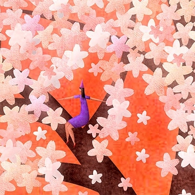 ＼京都・綾部の癒やし系作家/【絵画】】桜　額装サイズ526mmx412mm【1090800】