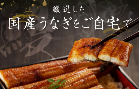 国産うなぎ 約125g×2尾 秘伝のたれ 蒲焼 鰻 ウナギ 有頭 炭火焼き 備長炭 手焼き