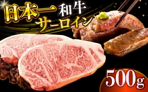 【A4～A5】長崎和牛サーロインステーキセット　500g（250g×2枚）【株式会社 MEAT PLUS】 [DBS014] さーろいんすてーき ステーキ さーろいん すてーき ステーキ肉 すてーき肉 牛 牛肉 国産 ブランド 和牛 焼肉 焼き肉 BBQ バーベキュー 牛肉 ステーキ すてーき サーロイン さーろいん サーロインステーキ さーろいんすてーき 長崎県 九州 小値賀町