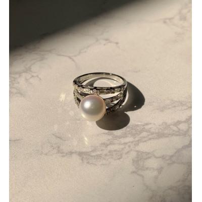 ふるさと納税 鳥羽市 あこや真珠9mmリング(12号) 850-02