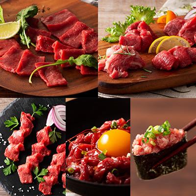ふるさと納税 山鹿市 「フジチクオリジナル」ふじ馬刺しと藤彩牛の贅沢食べ比べセット |  | 03
