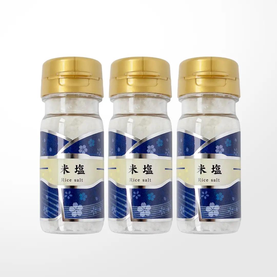 金の恵み米塩 MIRAI 米塩３本セット