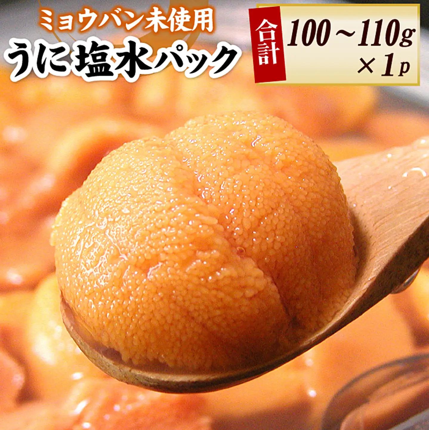 エゾバフンウニ(黄色)塩水パック100～110g×1P C-56019