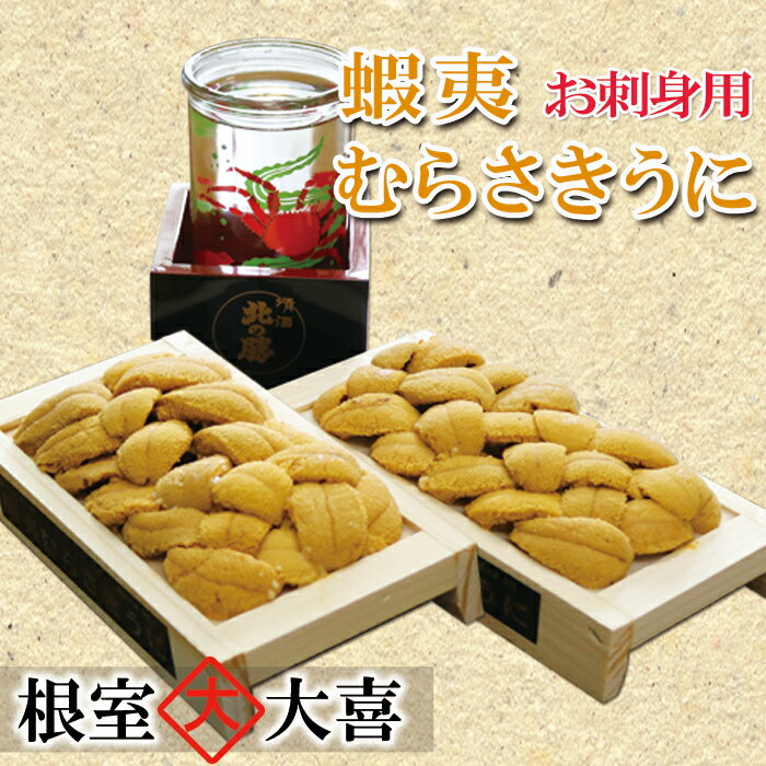 【ふるさと納税】蝦夷むらさきうに100g×2折[7月中旬以降発送] F-73006