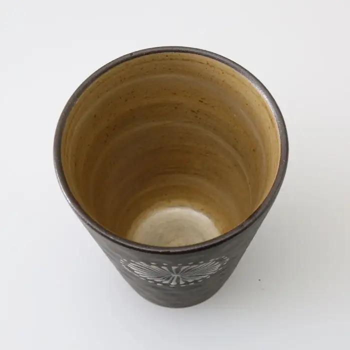 【波佐見焼】まろやか フリー カップ 黒一珍3客揃 食器 皿 【國右エ門窯】 [VB10]  波佐見焼
