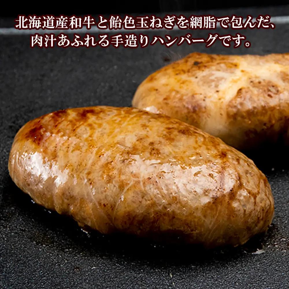 定期便6カ月 お楽しみ 白老牛 2種 食べ比べ ハンバーグ セット 合計10個 BY107