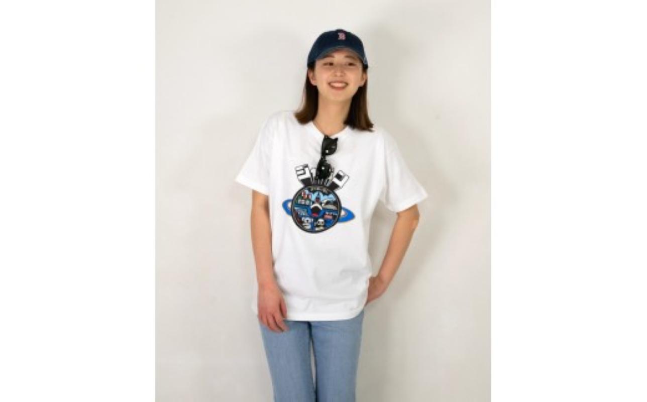 四日市市 マンホールTシャツ 白 サイズS 白 サイズS