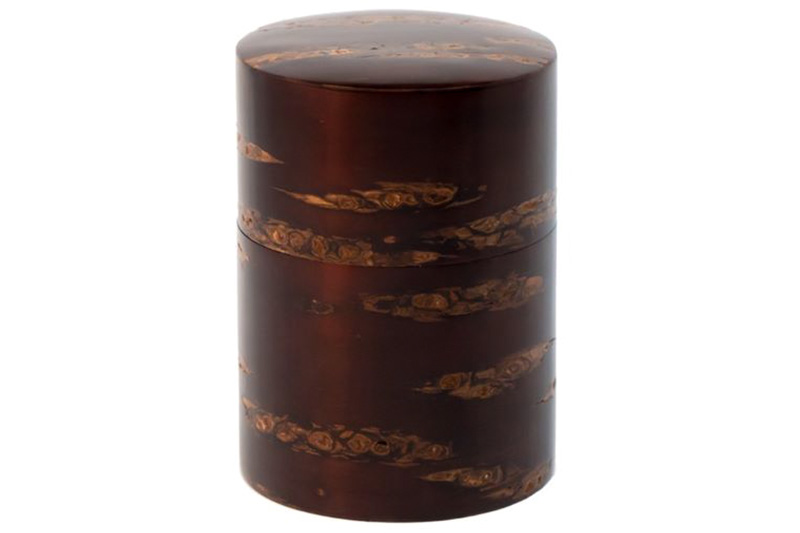 伝統工芸 【八柳】 総皮 茶筒 大 150g