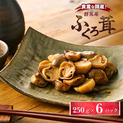 貴重な国産ふくろ茸　袋茸　フクロタケ【冷凍真空パック】丸いもの6パック【配送不可地域：離島】