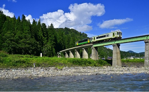 
JR只見線・再開通区間の車窓案内 [№5633-0211]
