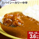 【ふるさと納税】 スパイシーカリー 中辛 レトルト 300g×12袋 レトルトカレー カレーソース カレー 玉ねぎ 旨み コク カレーライス アレンジ 職人 煮込み ピリ辛 簡単 お手軽 ボリュームたっぷり 北海道 深川市