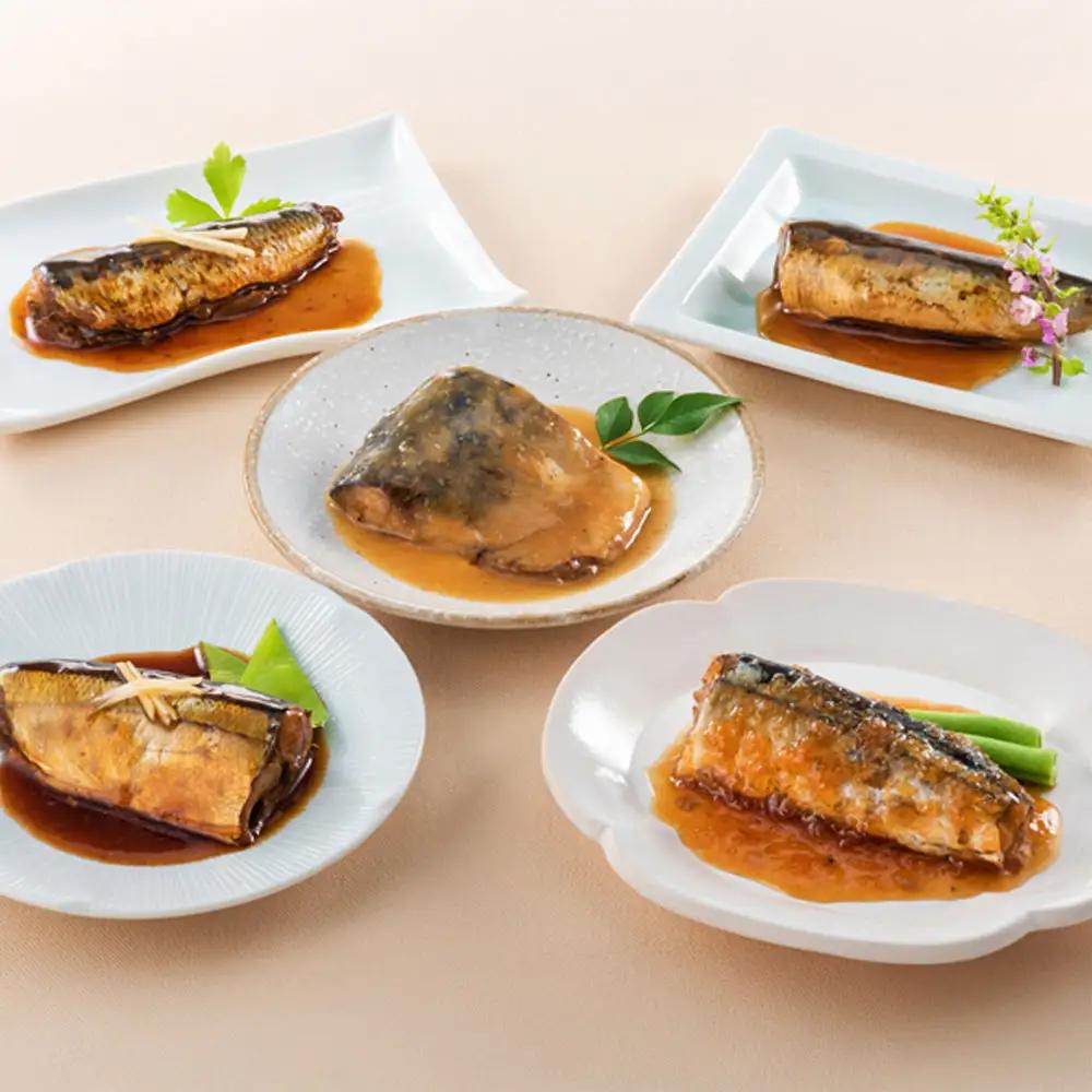 fn-08-001 やわらか煮魚セット 小野食品 サバ サンマ イワシ 鯖 秋刀魚 鰯 湯せん