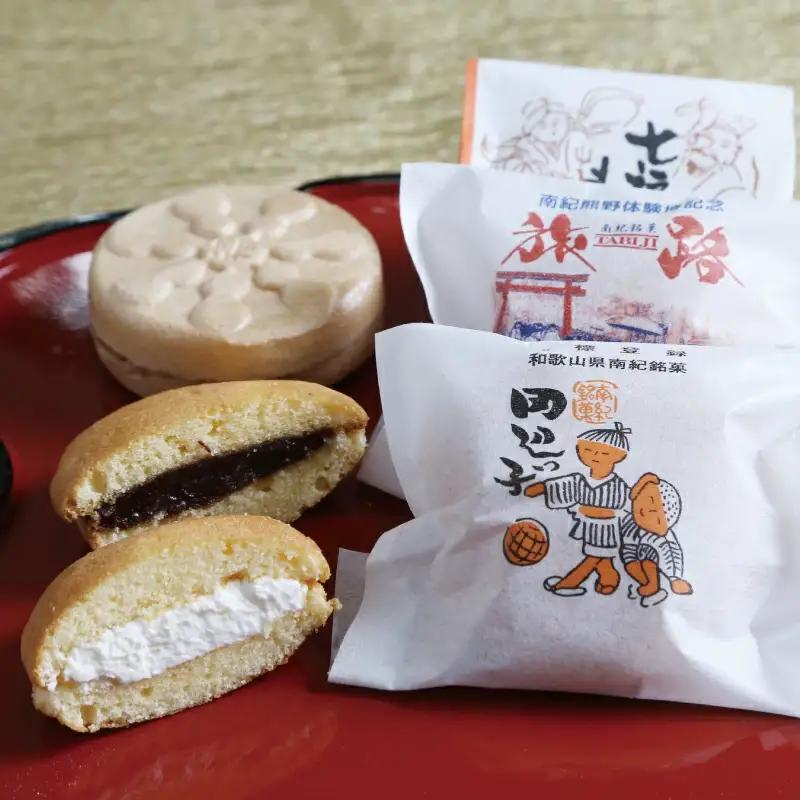 【3か月定期便】銘菓 田辺っ子・旅路・七福もなか 各6個入セット / 銘菓 お菓子 スイーツ お取り寄せ 和菓子 個包装 小分け プレゼント ギフト ご家庭用 贈答 和歌山 バター クリーム お土産 田辺市 【shd027-tk】