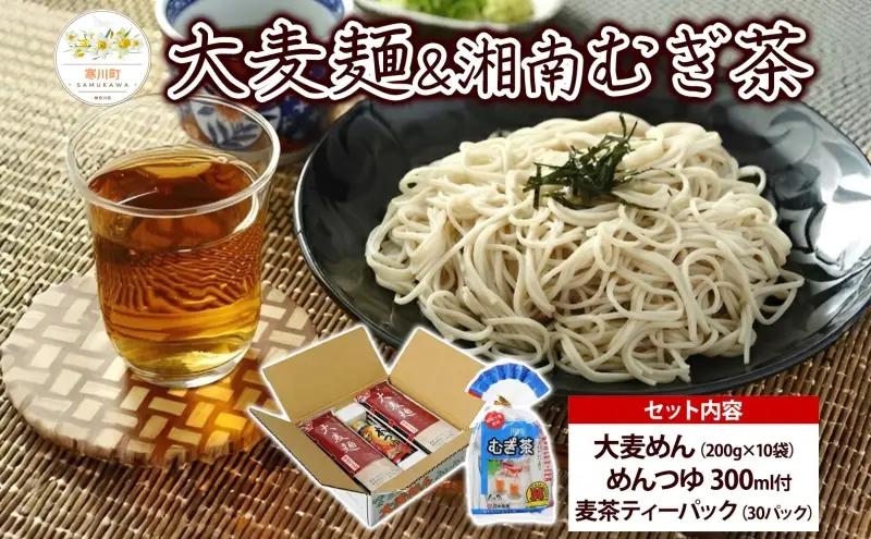 大麦麺・麦茶詰合せ 日本精麦大麦神奈川県大麦麺・麦茶詰合せ【麺200g×10 麦茶10g×30パック】
