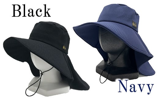 帽子 ブラック 黒 レディース フリーサイズ UV95% 紫外線カット MINO 通気性 伸縮性 軽量 ジャージ素材 旅行 アウトドア ガーデニング 日常 