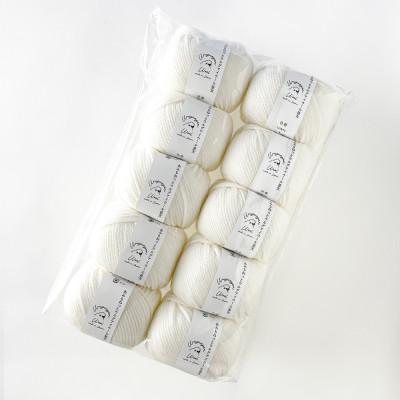 ふるさと納税 江南市 あみもねっと ウルグアイウール並太 1番色 10玉セット |  | 01