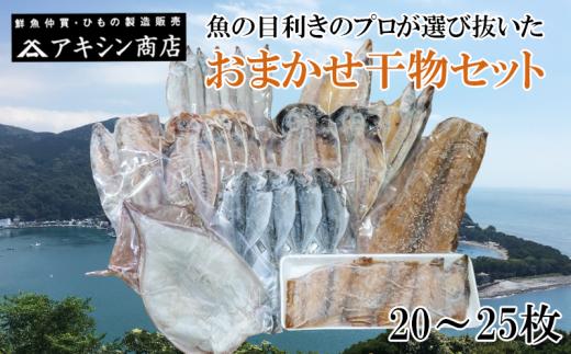 おまかせ 干物 セット 20 ~ 25 枚 本場 沼津 ひもの アキシン商店