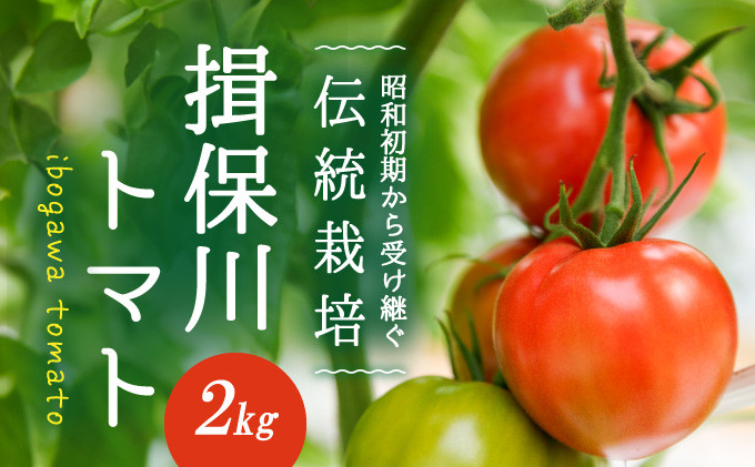 
                  H-14　【昭和初期から受け継ぐ伝統栽培】酸味と甘みのバランスがよい「揖保川トマト」2kg【発送時期：12月～６月】
                