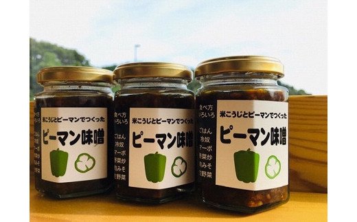 お日さまたっぷり栄養満点！万能調味料「ピーマン味噌」★あんずの里[F0049]