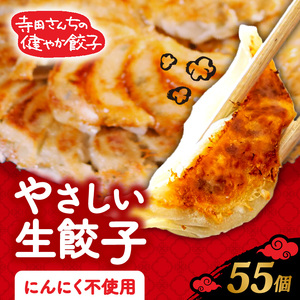 やさしい生餃子 55個 にんにく 不使用 ヘルシー 冷凍 餃子 ぎょうざ 国産野菜 おから 鶏肉 アボカド ヨーグルト 生餃子 ギョウザ ギョーザ 焼き餃子 水餃子 冷凍餃子 惣菜 夜ご飯 おかず 時