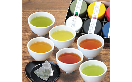 静岡プレミアムティーセレクション（6缶）【配送不可：北海道・沖縄・離島】 緑茶 飲料類 お茶 ほうじ茶 