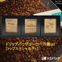 【ふるさと納税】ドリップバッグコーヒー 15個セット〈トップスペシャルティ〉