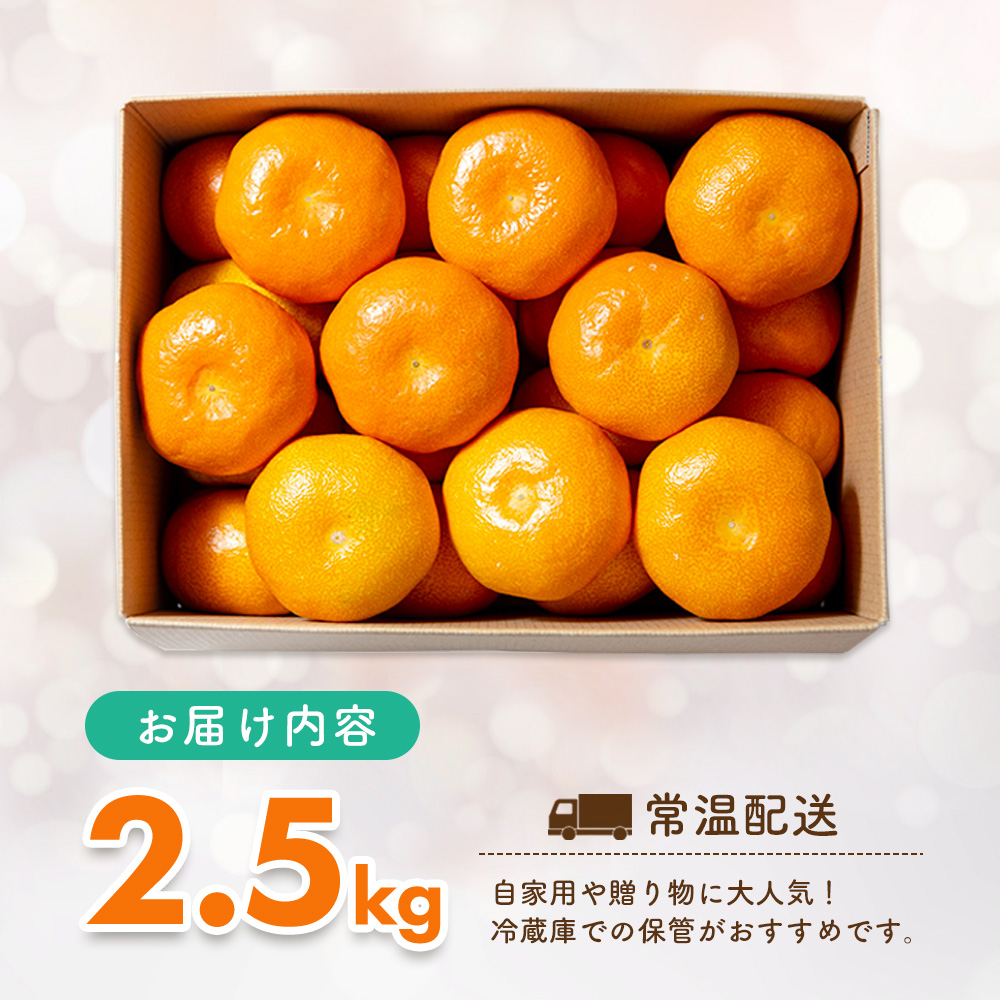【先行受付 令和8年6月より発送開始】佐賀県産『ハウスみかん』約2500g【果物 フルーツ みかん 柑橘 ビタミン デザート ふるさと納税】(H108115)