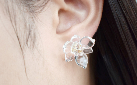 ピアス iriser ミズアオイ | ピアス アクセサリー レディース