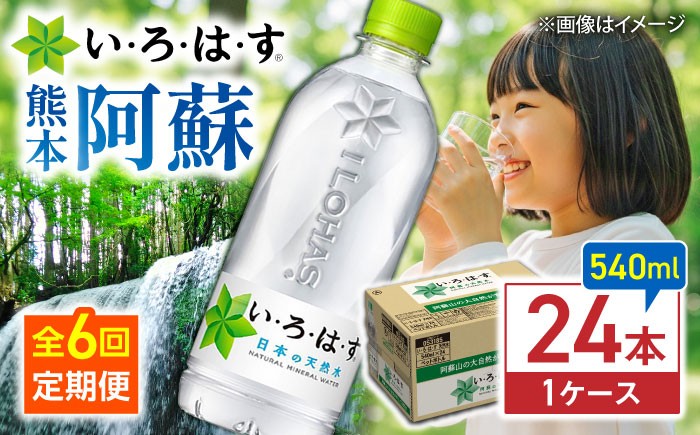 
            【全6回定期便】い・ろ・は・す(いろはす)阿蘇の天然水 540mlペットボトル×24本(1ケース) /いろはす 540ml 24本 1ケース ケース 阿蘇 熊本 菊陽 くまもと あそ ペットボトル ミネラルウォーター 軟水 飲料水 ペットボトル 水分補給 国産水 天然水 非常用 備蓄用【コカ・コーラボトラーズジャパン株式会社】[BHAO004]
          